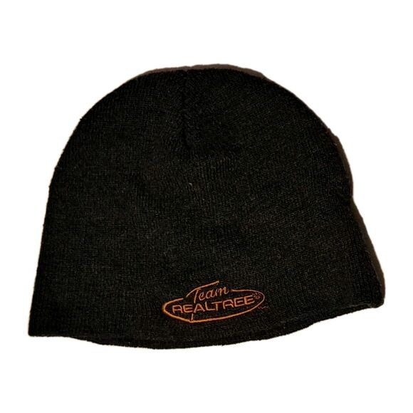 Team RealTree Hunting Beanie Mens Hat Knit Skull Cap Black One Size Deer Fishing - Picture 1 of 4